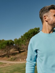 adidas Golf Pebble Crewneck Sweatshirt - Image 1 of 6