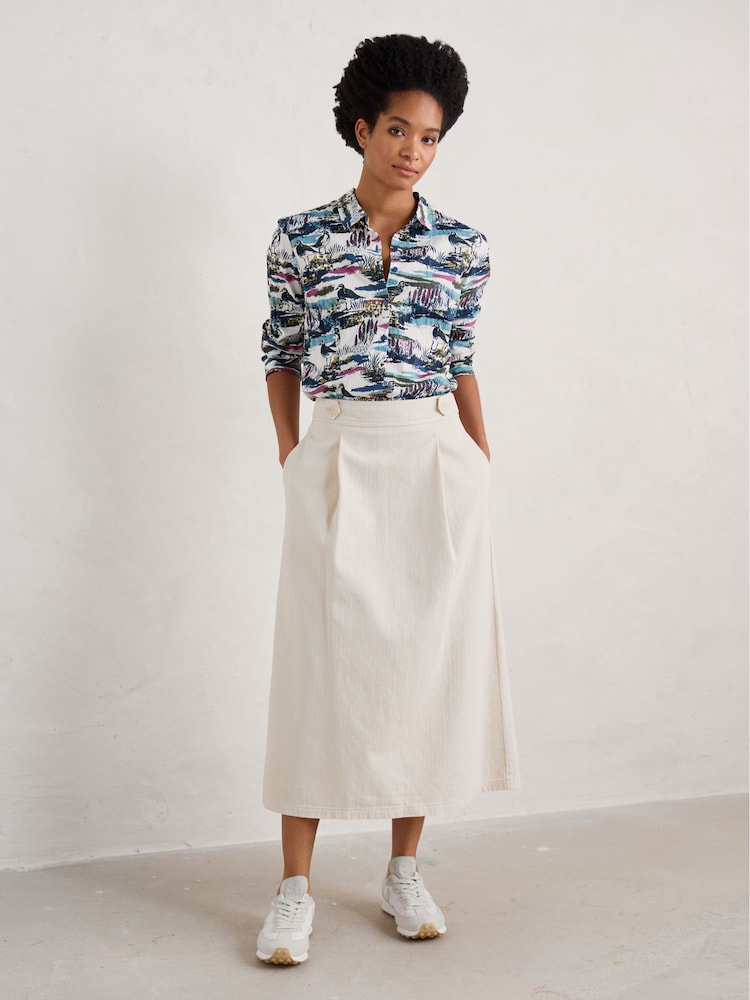 Seasalt Cornwall Blue Larissa Shirt - Image 2 of 5