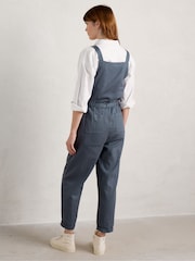 Seasalt Cornwall Grey Heather Bell Tie Strap Jumpsuit - Image 2 of 5
