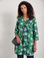 Seasalt Cornwall Green Curves Flow Tunic - Image 1 of 5