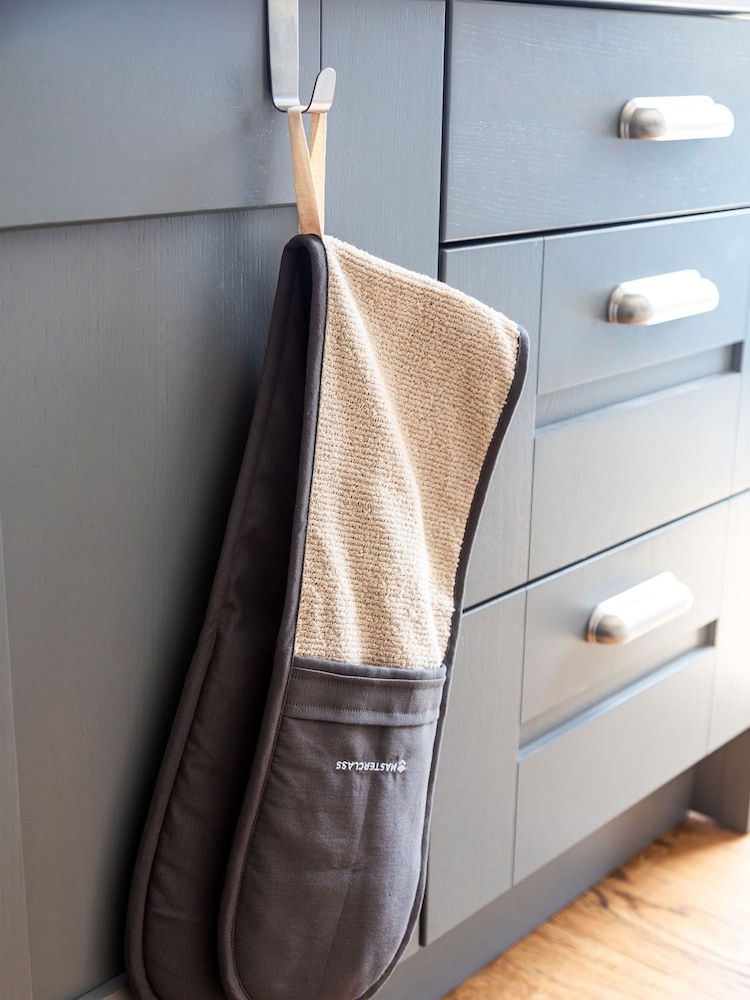 Masterclass Grey Deluxe Professional Double Oven 100% Cotton Glove - Image 3 of 3