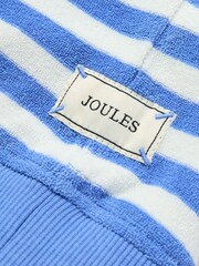 Joules Kids' Ahoy There Blue/White Crew Neck Towelling Sweatshirt - Image 4 of 4
