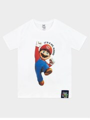 Character White Character Super Mario 100% Cotton White T-Shirt - Image 1 of 5