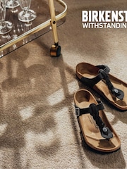 Birkenstock Black Gizeh Braided Oiled Leather Sandals - Image 4 of 12