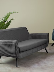 MADE.COM Dark Grey Jonah Garden 3 Seater Sofa Polyrattan - Image 1 of 8