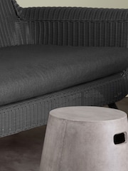 MADE.COM Dark Grey Jonah Garden 3 Seater Sofa Polyrattan - Image 3 of 8