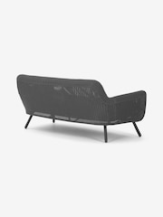 MADE.COM Dark Grey Jonah Garden 3 Seater Sofa Polyrattan - Image 7 of 8