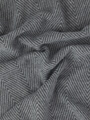 Siva Herringbone - Tkana ruta Signature - Slika 3 iz 3