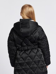 U.S. Polo Assn. Black Belted Puffer Coat - Image 2 of 8