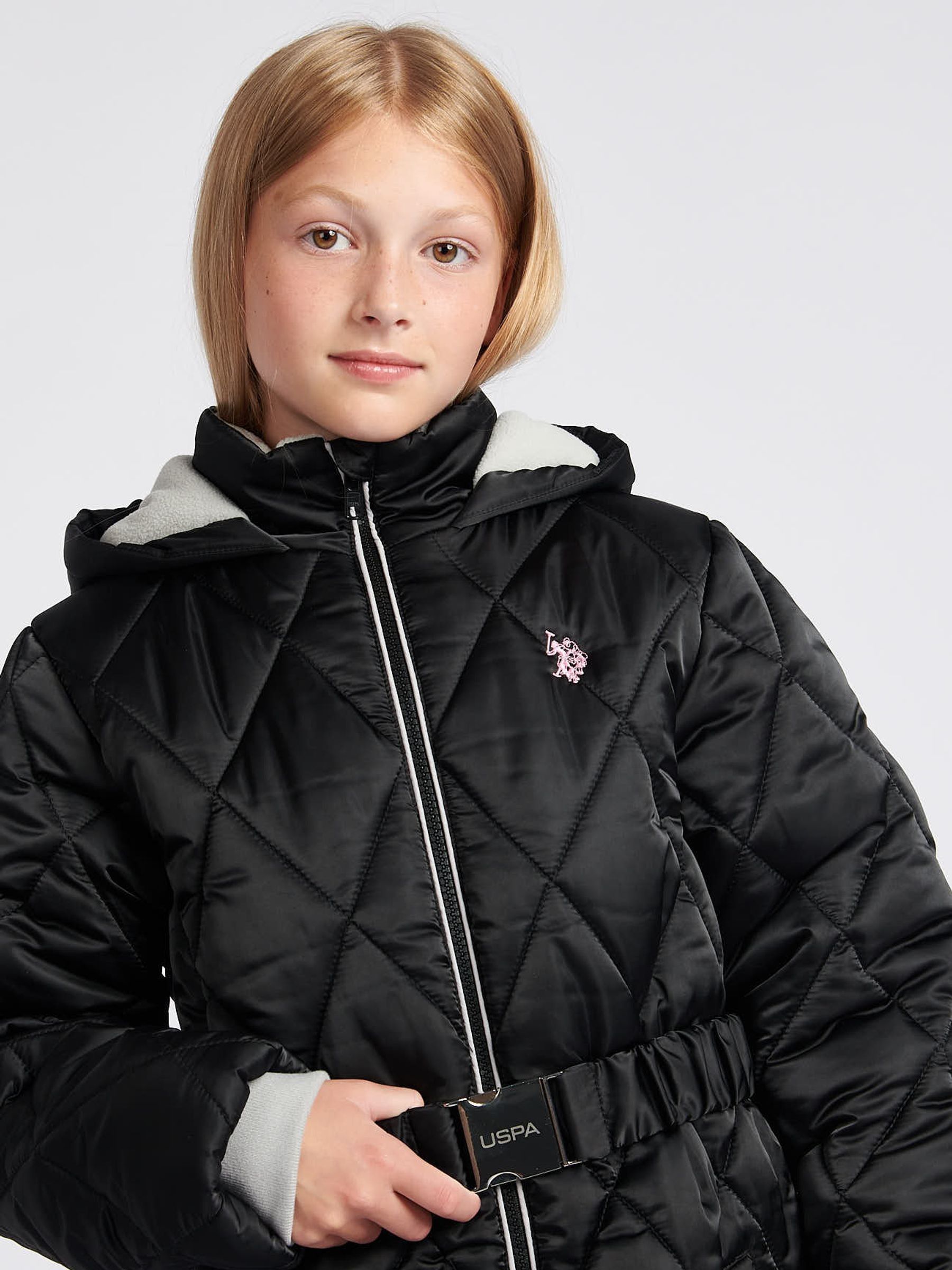 Polo bubble coat black sales