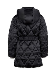 U.S. Polo Assn. Black Belted Puffer Coat - Image 6 of 8