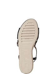 Geox Ischia Corda Black Sandals - Image 4 of 4