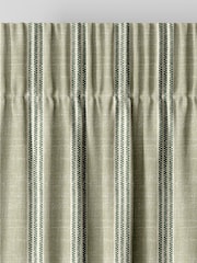 Emily Bond Sage Green George Stripe Made to Measure Curtains - Image 6 of 9