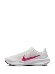Blanc/Rose - Nike Air Zoom Pegasus 40 Baskets de running sur route - Image 4 of 10