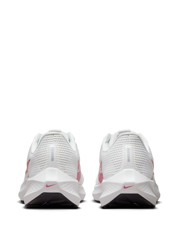 Blanc/Rose - Nike Air Zoom Pegasus 40 Baskets de running sur route - Image 6 of 10