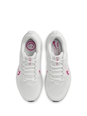 Blanc/Rose - Nike Air Zoom Pegasus 40 Baskets de running sur route - Image 7 of 10