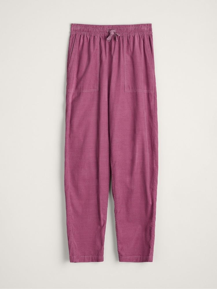 Seasalt Cornwall Purple Dayby Cord Trousers - Image 5 of 6