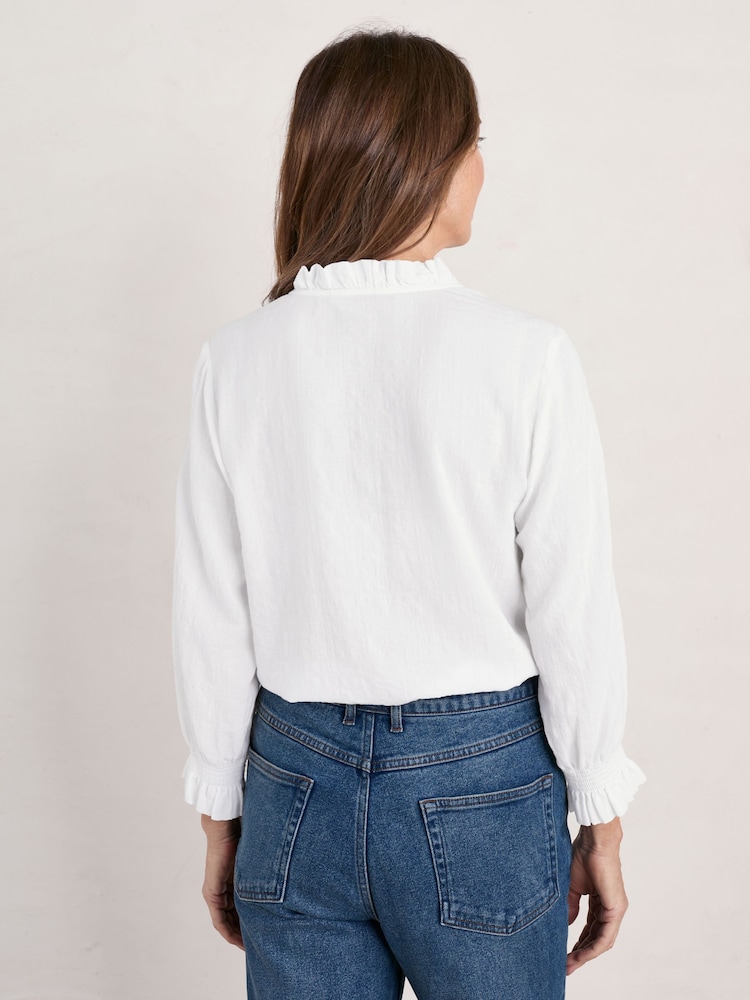 Seasalt Cornwall White Feather Star Shirt - Image 2 of 5
