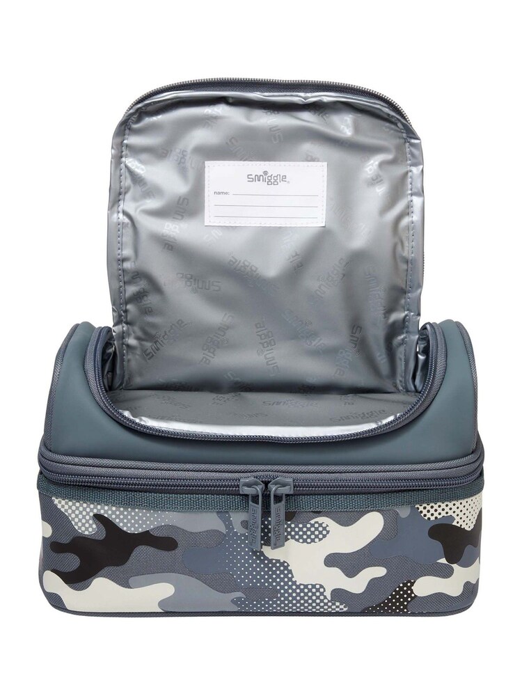 Smiggle Grey Best Budz Double Decker Lunchbox - Image 3 of 3