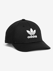 adidas Originals Black Trefoil 100% Cotton Baseball Cap - Image 1 of 3