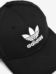 adidas Originals Black Trefoil 100% Cotton Baseball Cap - Image 2 of 3