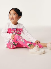 Baker by Ted Baker (0-6yrs) Floral T-Shirt and Leggings Set - Image 1 of 12