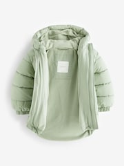 Sage Green Shower Resistant Padded Coat (3mths-7yrs) - Image 7 of 8