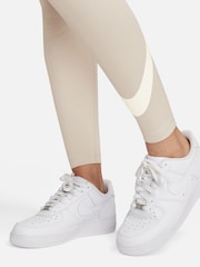 Nike Light Wood Natural Sportswear Swoosh Leggings - Image 4 of 4