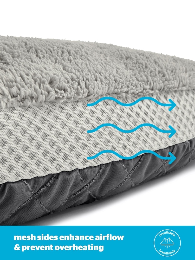 Silentnight Grey Airmax Breathable Pet Bed - Image 2 of 8