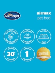 Silentnight Grey Airmax Breathable Pet Bed - Image 8 of 8