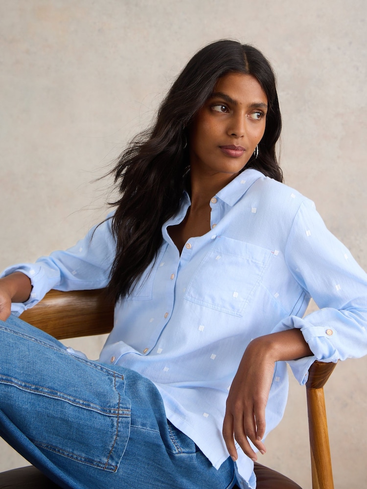 White Stuff Blue Sophie Shirt - Image 1 of 6