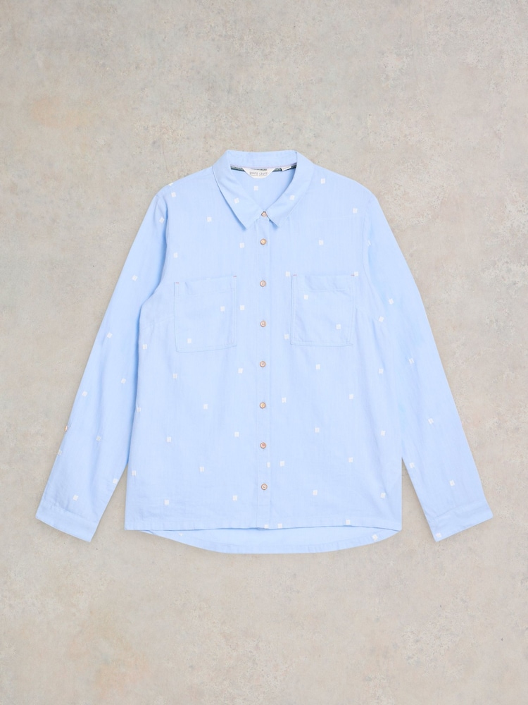 White Stuff Blue Sophie Shirt - Image 5 of 6