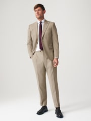 Neutral Slim Fit Stripe Suit Jacket - Image 2 of 11
