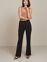 Black Shapewear Bootcut Trousers - Image 1 of 4