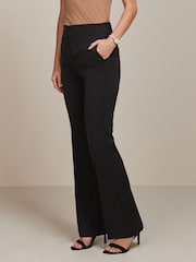 Black Shapewear Bootcut Trousers - Image 2 of 4