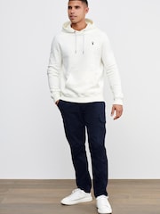 Navy Slim Fit Cotton Stretch Cargo Trousers - Image 2 of 7