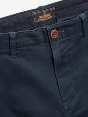 Navy Slim Fit Cotton Stretch Cargo Trousers - Image 7 of 7