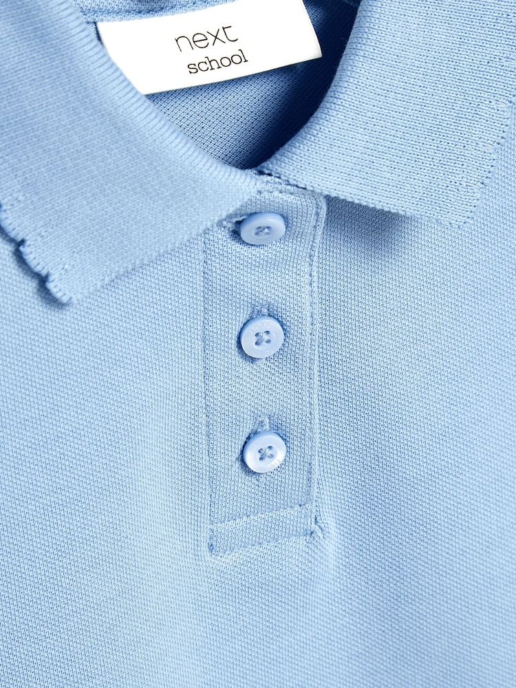 Blau - Kurzarm-Poloshirts aus 100 % Baumwolle, 2er-Pack (3–16 J.) - Bild 10 von 10 Blau - Kurzarm-Poloshirts aus 100 % Baumwolle, 2er-Pack (3–16 J.) - Bild 10 von 10