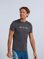 Animal Grey Mens Latero Logo Swim T-Shirt - Image 2 of 6