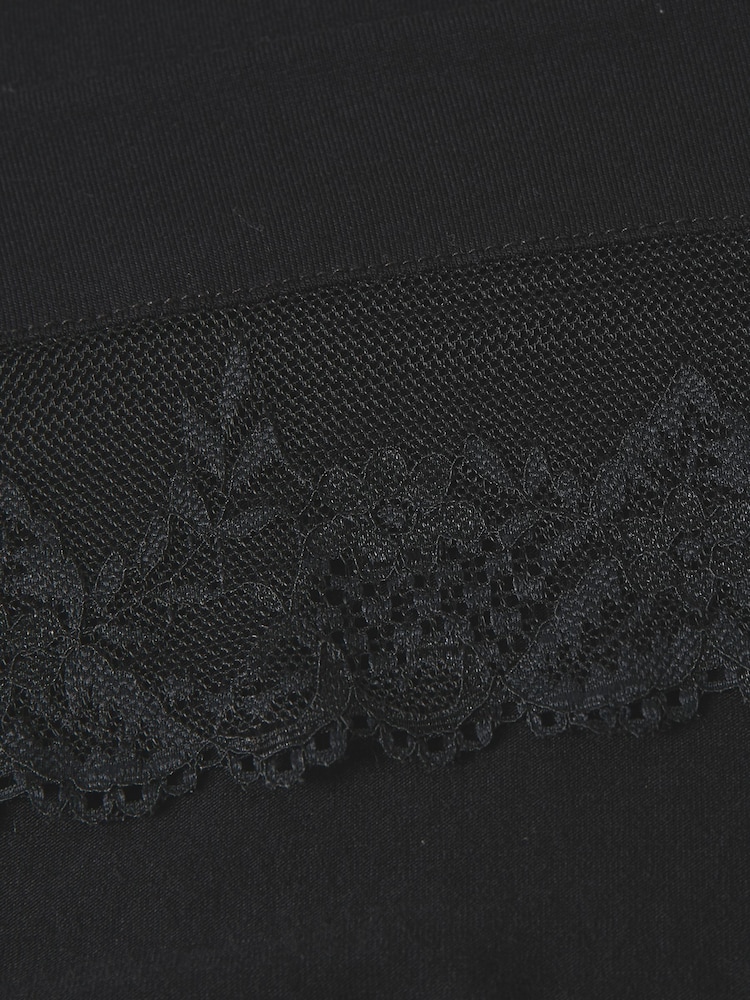Cream Florence Lace Edge Black Tank Top - Image 7 of 7