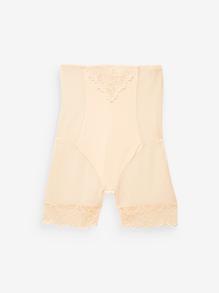 Pastel Rose Nude Thigh Smoother Short Firm Tummy Control Shaping Briefs - Image 1 of 1