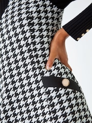 Dusk Black Sleeveless Houndstooth Stretch Dress - Image 5 of 5