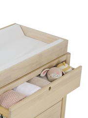Gaia Baby Desert Sage Natural Ash Eos Cot & Dresser 2 Piece Nursery Furniture Set - Image 5 of 6