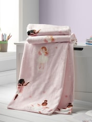 Catherine Lansfield Teddy Dancing Fairies Cosy Fleece Throw - Imagen 1 de 4