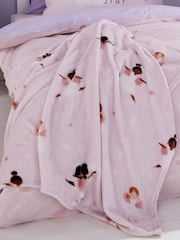 Catherine Lansfield Teddy Dancing Fairies Cosy Fleece Throw - Imagen 3 de 4