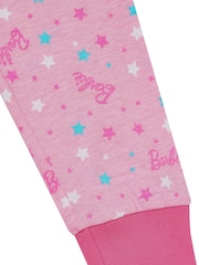 Character Pink Barbie Girls Barbie 100% Cotton Pyjamas - Image 5 of 5
