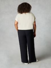 Live Unlimited Black Curve Regular Length Wide Leg Trousers - Image 2 of 5