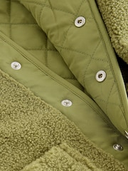Green Borg Fleece Shacket (3mths-7yrs) - Image 8 of 8