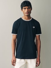 Fred Perry Twin Tipped Logo T-Shirt - Image 1 of 9