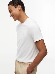 Tommy Jeans Black 3-Pack Tommy Flag Extra Slim T-Shirt - Image 5 of 6